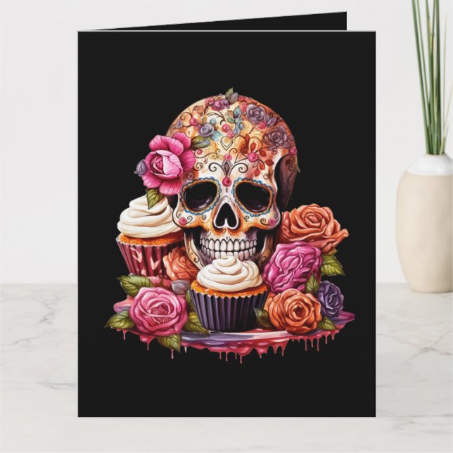Day of the dead Hälsning Kort (Framsida)