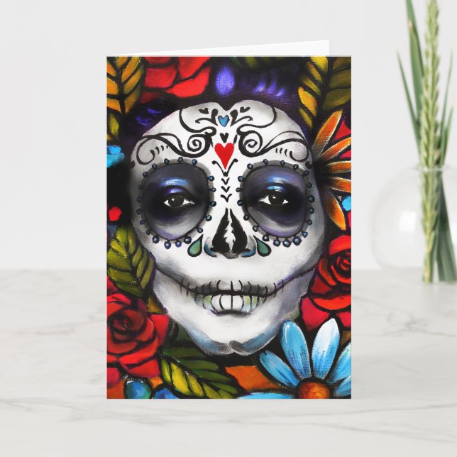 Day of the dead Hälsning Kort (Framsida)