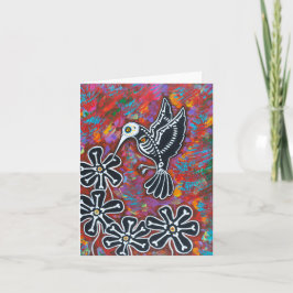 Day of the dead Hummingbird Kort