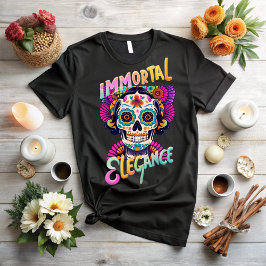 Day of the dead, immortal elegance t shirt