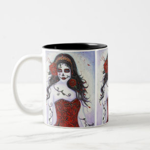 Day of the dead kaffe mugg av Renee L. Lavoie