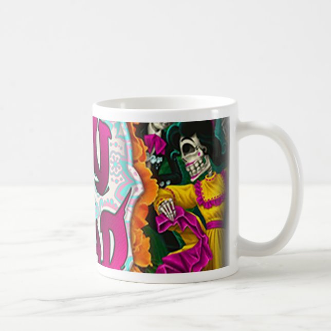Day of the dead kaffemugg (Höger)