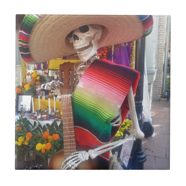 Day of the dead kakelplatta (Framsidan)