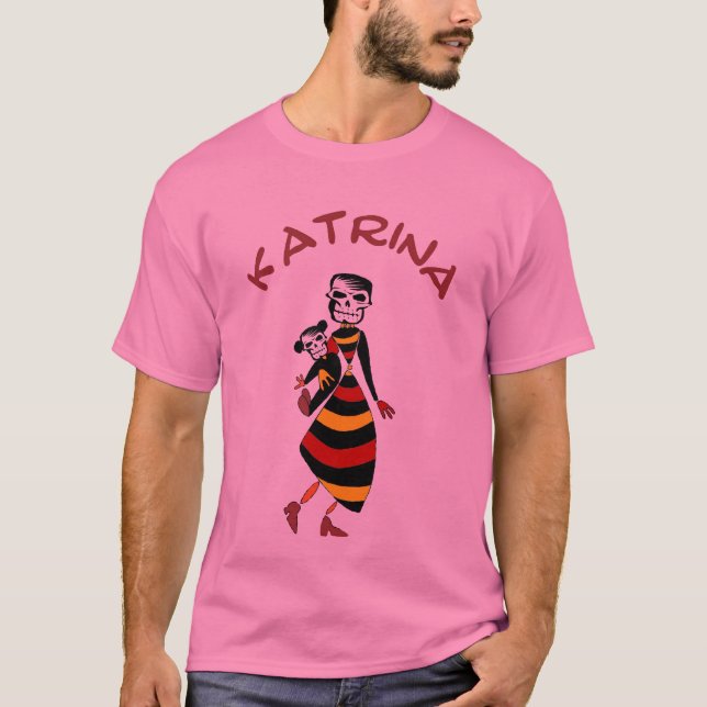 Day of the dead Katrina T-shirt (Framsida)