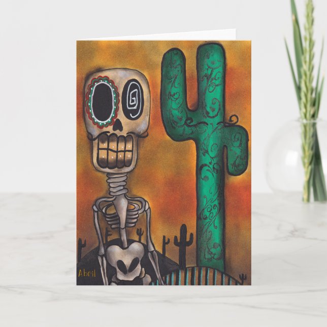Day of the dead kort (Framsida)