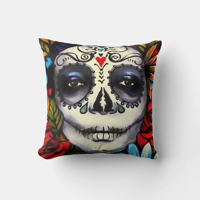 Day of the dead kudde (Framsida)