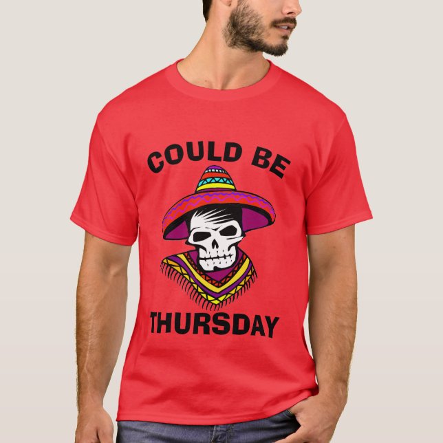 Day of the dead, lägg till text T-Shirt (Framsida)