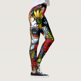 Day of the dead leggings