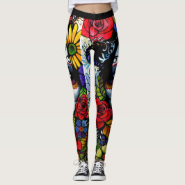 Day of the dead leggings