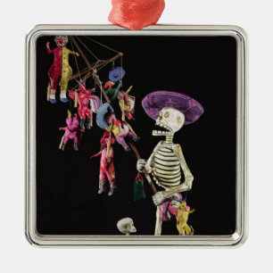 Day of the dead: LeksakPeddler, från Oaxaca Julgransprydnad Metall