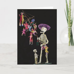 Day of the dead: LeksakPeddler, från Oaxaca Kort