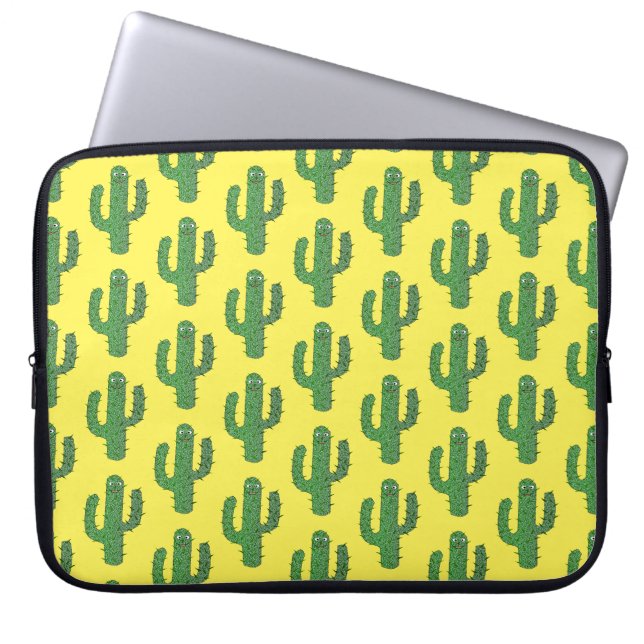 Day of the dead Lycklig Cactus Patterned Laptop Fodral (Framsidan)