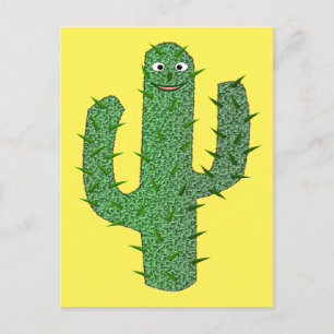 Day of the dead Lycklig Cactus Vykort