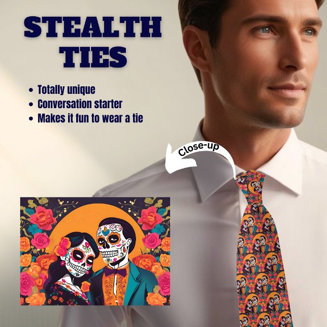 Day of the dead Make & hustru Skull Manar Slips (Skapare uppladdad)
