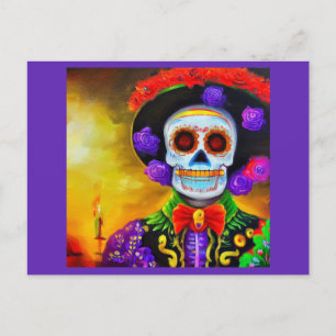 Day of the dead Man 1 Helg Vykort