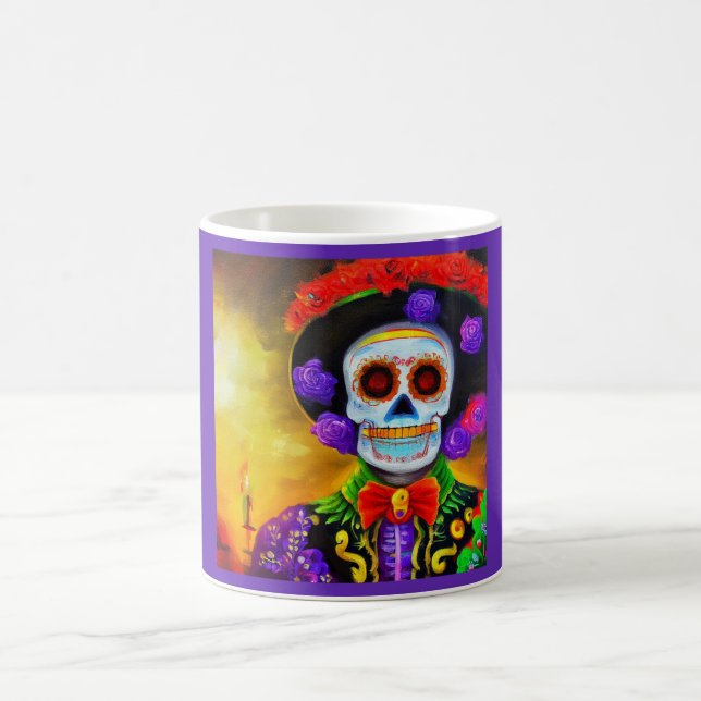 Day of the dead Man 1 Kaffemugg (Center)