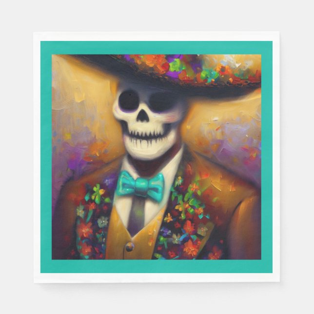 Day of the dead Man 4 Pappersservett (Framsidan)