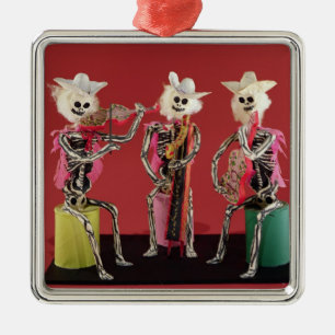 Day of the dead: Mariachi från Oaxaca Julgransprydnad Metall