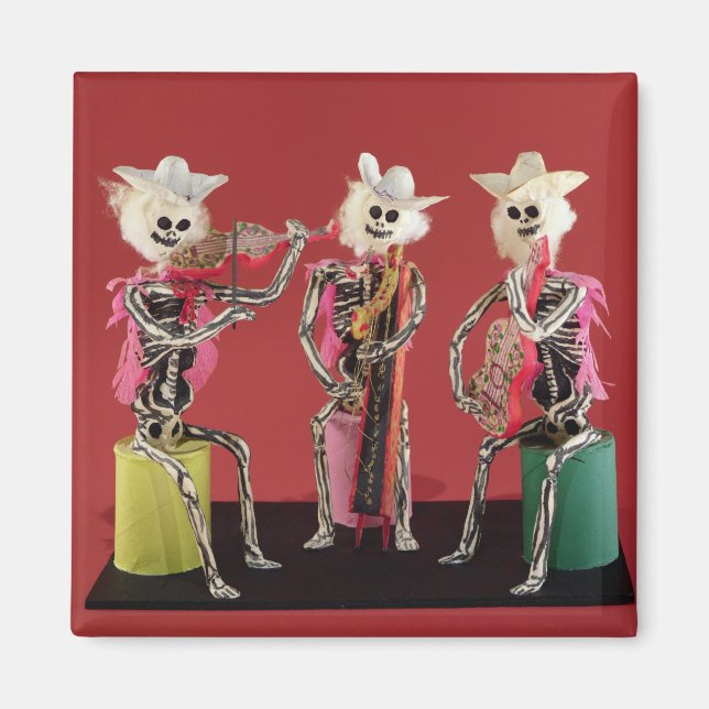 Day of the dead: Mariachi från Oaxaca Magnet (Framsidan)
