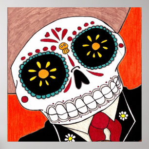 Day of the dead Mariachi Poster