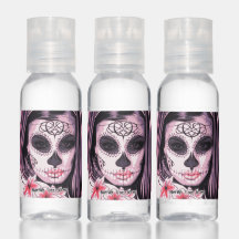 Day of the dead Mask på en vacker flicka