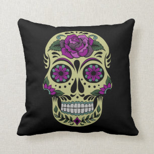 Day of the dead med Lila Ro Kudde