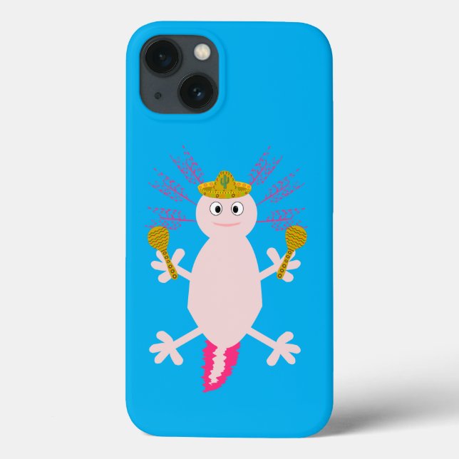 Day of the dead Mexican Axolotl (Baksida)