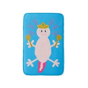 Day of the dead Mexican Axolotl Badrumsmatta