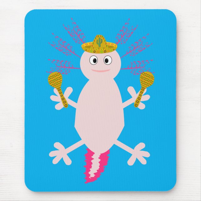 Day of the dead Mexican Axolotl Musmatta (Framsidan)