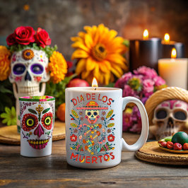 Day of the dead, Mexican holiday Mugg