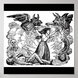 Day of the dead Mexico circa lates 1800's Poster