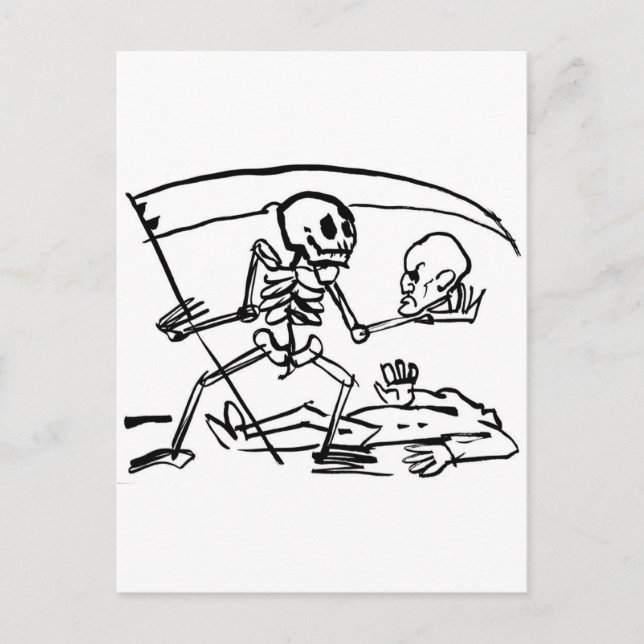 Day of the dead, Mexiko. Circa 1951. Vykort (Framsida)