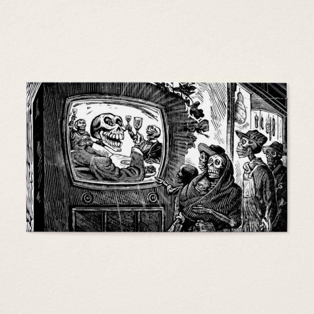 Day of the dead, Mexiko. Cirka 1949 Visitkort (Framsidan)