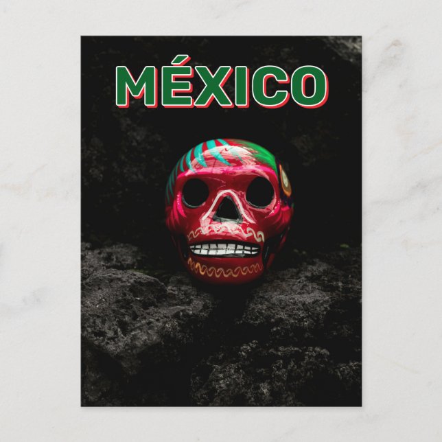 Day of the dead Mexiko Vykort (Framsida)