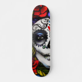 Day of the dead mini skateboard bräda 18,7 cm