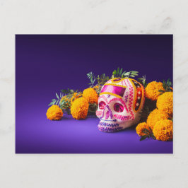 Day of the dead Motif Vykort