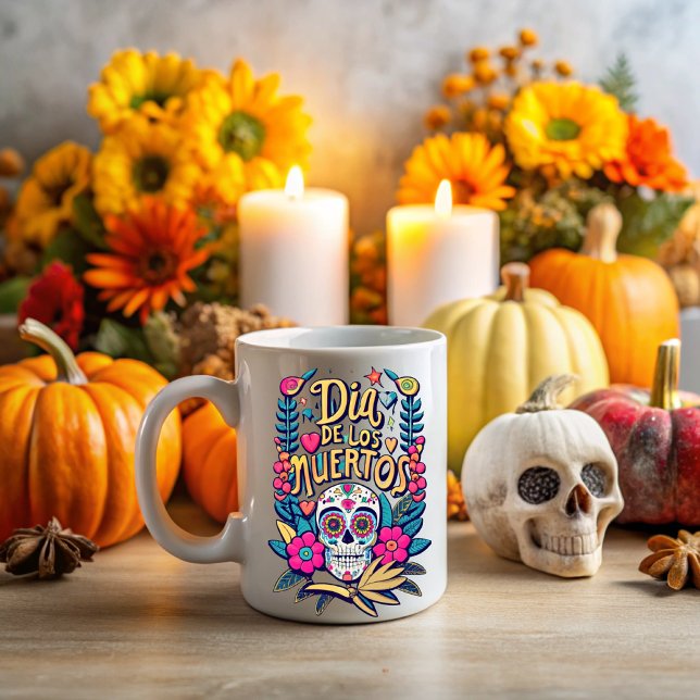 Day of the dead, never forgotten mugg (Skapare uppladdad)