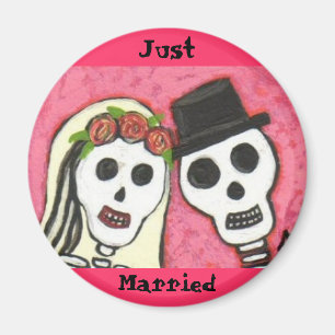 Day of the dead - ny gifta - magnet