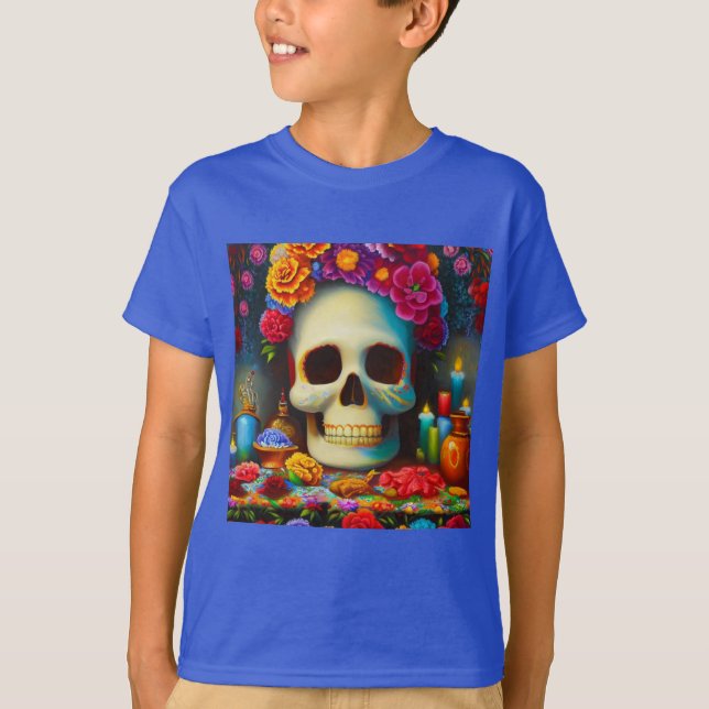 Day of the dead Ofendra 4 T Shirt (Framsida)