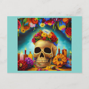 Day of the dead Ofendra 6 Helg Vykort
