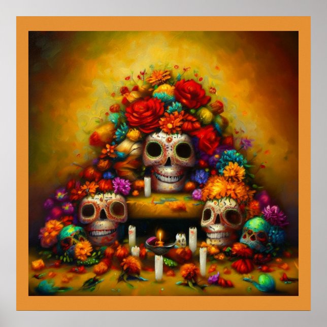Day of the dead Offrendas 1 Poster (Framsidan)