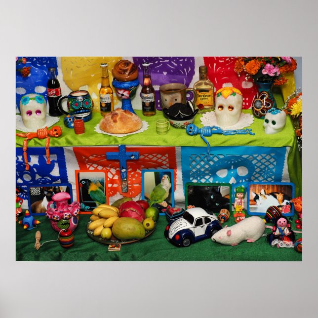 Day of the dead Ofrenda Poster (Framsidan)