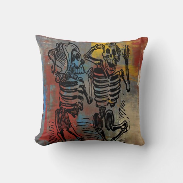 Day of the dead Pillow - Jose Posada Kudde (Framsida)