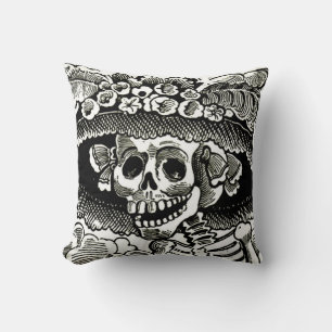 Day of the dead Pillow - La Catrina Kudde