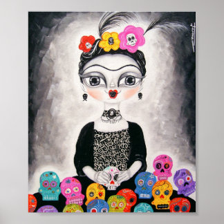 DAY OF THE DEAD PRINT POSTER
