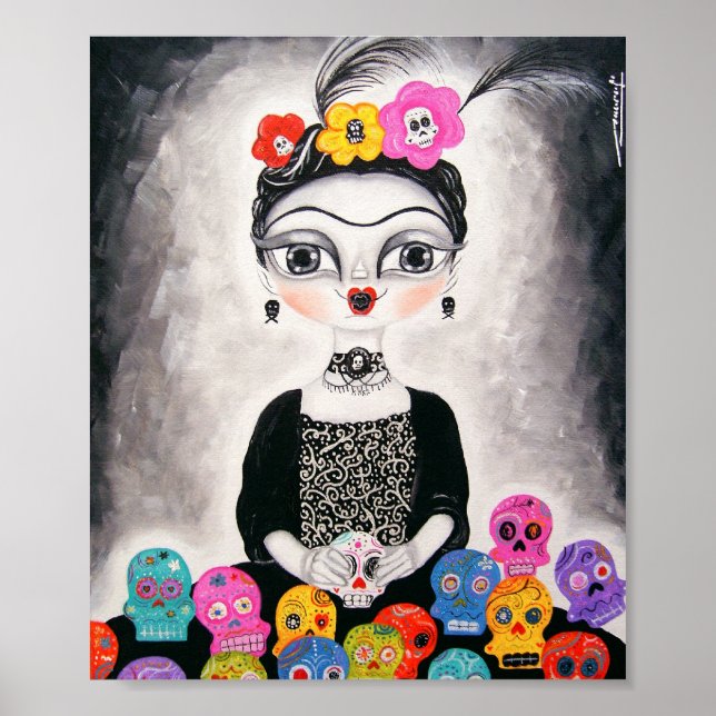 DAY OF THE DEAD PRINT POSTER (Framsidan)