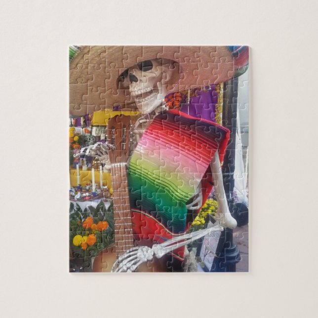 Day of the dead pussel (Vertikal)