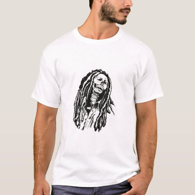 Day of the dead Rasta Tee (Framsida)