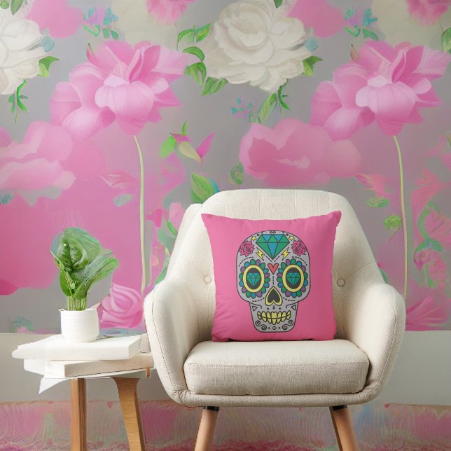 Day of the dead Ro och Crystal Skull på Rosa Kudde (Skapare uppladdad)