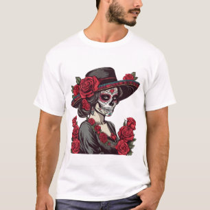 Day of the dead Ro Queen T Shirt